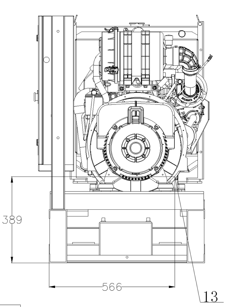 Weichai WPG28 B1 - ДЭС 20 кВт  за 2&nbsp;670&nbsp;410 рублей | Дизельная электростанция в Техэкспо