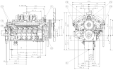 Двигатель Mitsubishi S12H-PTA-S – фото 6 из 7