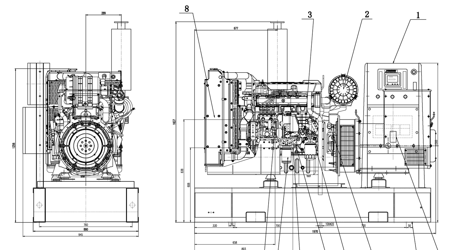 Weichai WPG88 B1 - ДЭС 64 кВт  за 1&nbsp;361&nbsp;304 рублей | Дизельная электростанция в Техэкспо