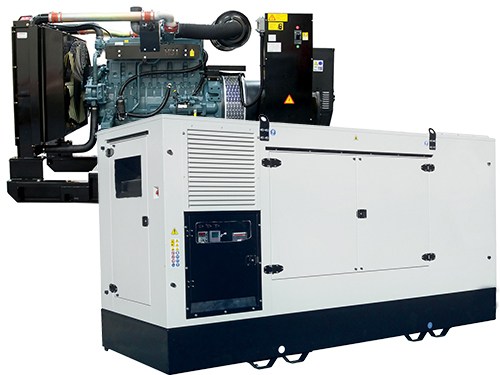 ДГУ 200 кВт в кожухе для стройплощадки в Хабаровске