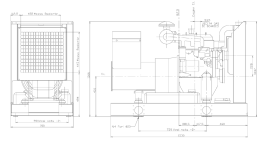 Чертеж дизельной электростанции  GS S800-AM30 – 
фото 1 из 4