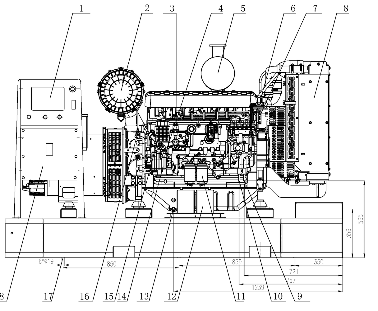 Weichai WPG138 B9 - ДЭС 100 кВт  за 1&nbsp;644&nbsp;078 рублей | Дизельная электростанция в Техэкспо