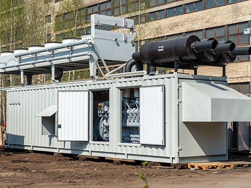 Немецкая ДГУ MTU единичной мощностью 2547 кВт в контейнере для газовой компании "НОВАТЭК"