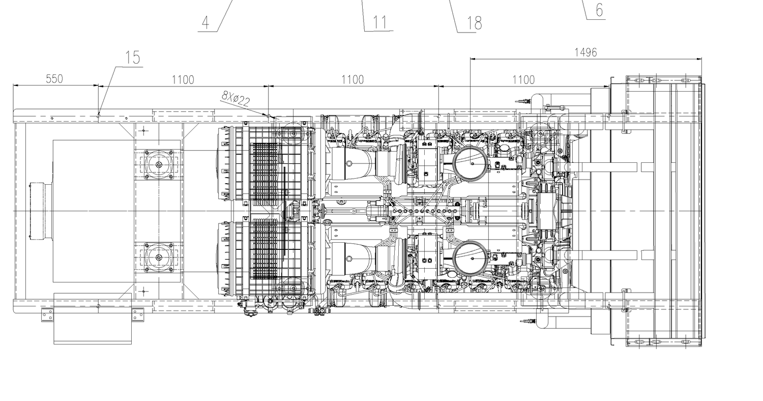 Weichai WPG1000 B7 - ДЭС 720 кВт  за 24&nbsp;159&nbsp;356 рублей | Дизельная электростанция в Техэкспо