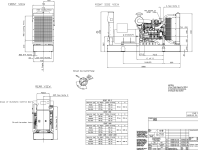 Чертеж дизельной электростанции  GS NEF125 – 
фото 3 из 3
