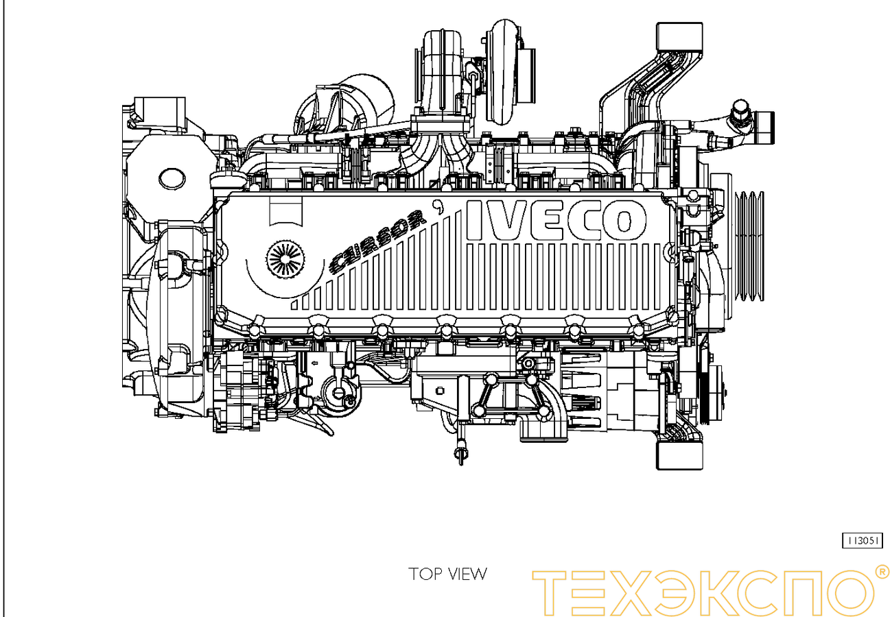 FPT (Iveco) C87 TE4 - 299 кВт купить в Санкт-Петербурге | Двигатель в Техэкспо
