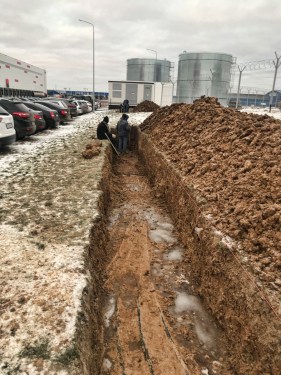 Автономный генерирующий центр (АГЦ) из трех ДГУ общей мощностью 3600 кВт для складского комплекса Wildberries – фото 50 из 93