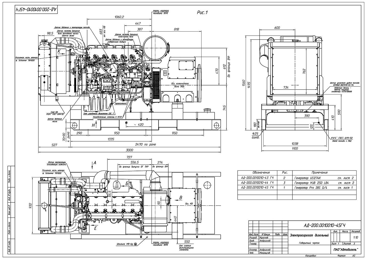 Дизель ТЭ.275С-Т400-2РН ЯМЗ - ДЭС 275 кВт  за 2&nbsp;725&nbsp;000 рублей | Дизельная электростанция в Техэкспо