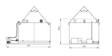 ДГУ Cummins 640 кВт для погрузочного крана в Мурманске – чертеж из проектной документации 2 из 9