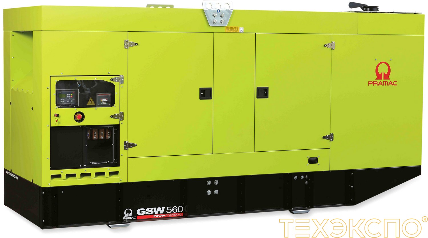 Pramac GSW560V (в кожухе) - ДЭС 397 кВт  | Дизельная электростанция в Техэкспо