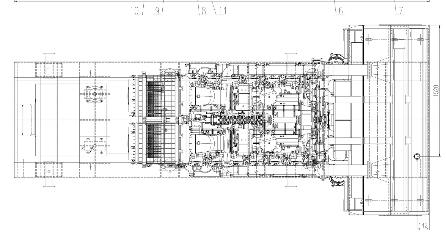 Weichai WPG1250B7 - ДЭС 900 кВт  за 12&nbsp;238&nbsp;118 рублей | Дизельная электростанция в Техэкспо