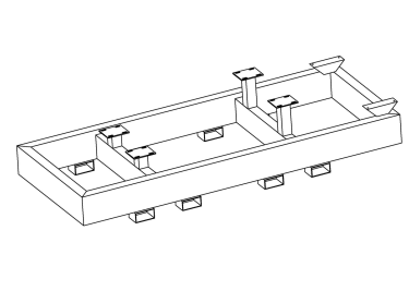 Два контейнера с тепловым модулем для газопоршневой установки – чертеж из проектной документации 12 из 14