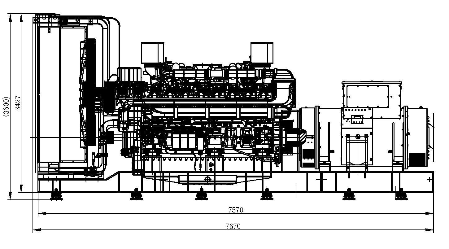 Weichai WPG3300B7 - ДЭС 2400 кВт  за 49&nbsp;569&nbsp;238 рублей | Дизельная электростанция в Техэкспо