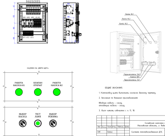 Автономный генерирующий центр (АГЦ) из трех ДГУ общей мощностью 3600 кВт для складского комплекса Wildberries – чертеж из проектной документации 4 из 11