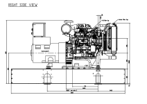 Чертеж дизельной электростанции  GE NEF45 – 
фото 1 из 4