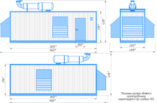 Чертеж дизельной электростанции  ТЭ.1600С-Т400-2РН Mitsubishi – 
фото 1 из 3