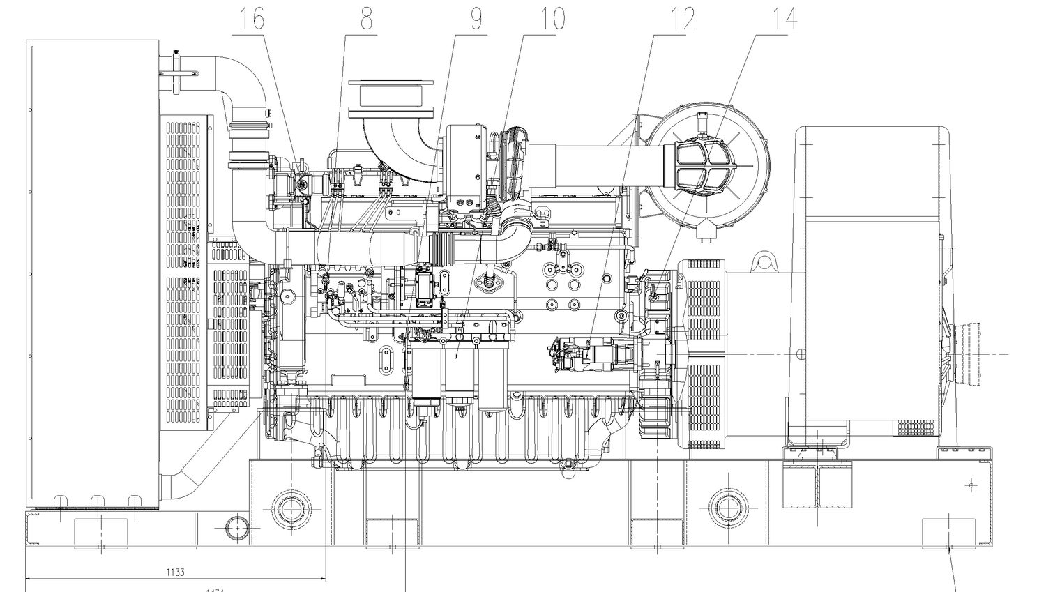 Weichai WPG550 B7 - ДЭС 400 кВт  за 4&nbsp;418&nbsp;971 рублей | Дизельная электростанция в Техэкспо