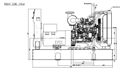 Чертеж дизельной электростанции  GE NEF100 – 
фото 1 из 4