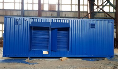 Контейнер для ДГУ 800 кВт и топливным отсеком для переработки лома цветных металлов – фото 1 из 5
