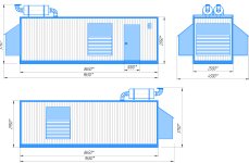 Чертеж дизельной электростанции  ТЭ.1000С-Т400-2РН Baudouin – 
фото 3 из 3