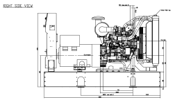 Чертеж дизельной электростанции  GE NEF85 – 
фото 1 из 4