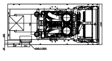 ДГУ Doosan 420 и 600 кВт для шахты на Караканском месторождении в Кузбассе – чертеж из проектной документации 6 из 11