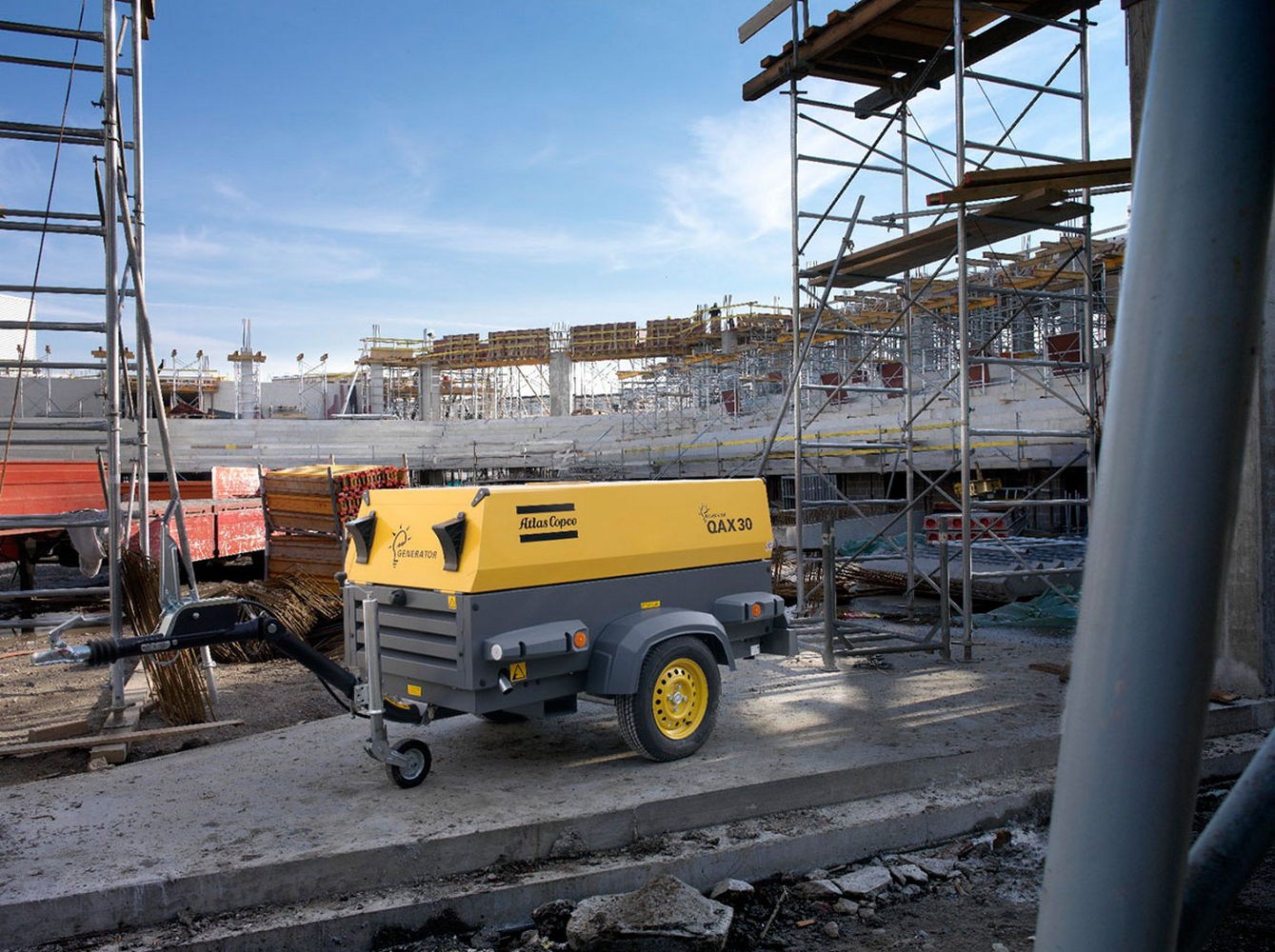 Atlas Copco QAX 30 - ДЭС 24 кВт  | Дизельная электростанция в Техэкспо