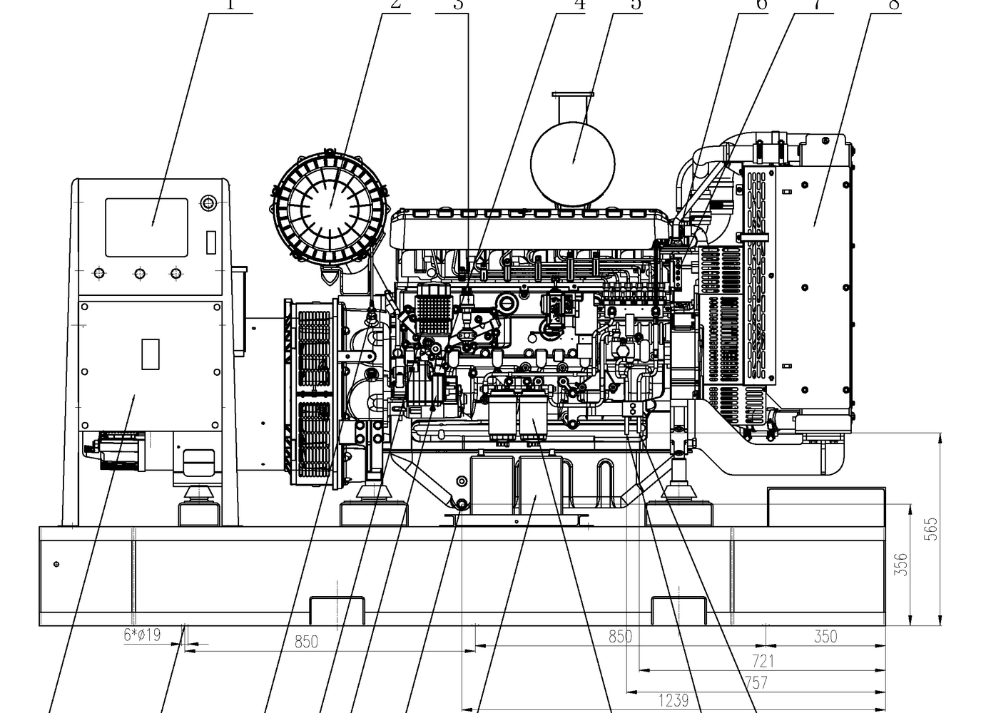 Weichai WPG165 B9 - ДЭС 120 кВт  за 1&nbsp;720&nbsp;337 рублей | Дизельная электростанция в Техэкспо