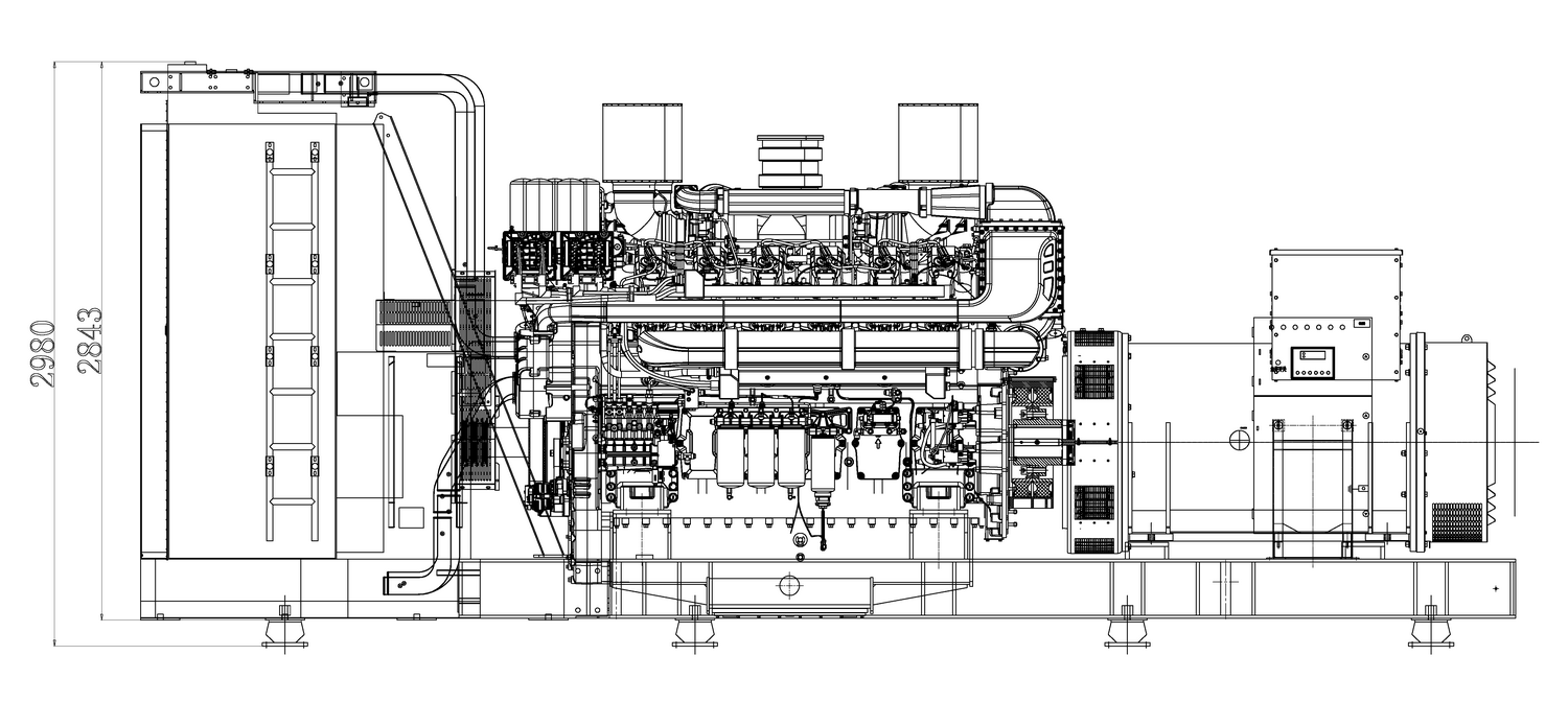Weichai WPG3000 B7 - ДЭС 2200 кВт  за 100&nbsp;122&nbsp;850 рублей | Дизельная электростанция в Техэкспо