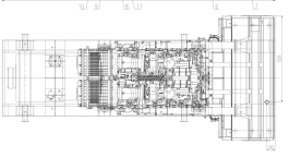 Чертеж дизельной электростанции  WPG1400B7 – 
фото 3 из 4