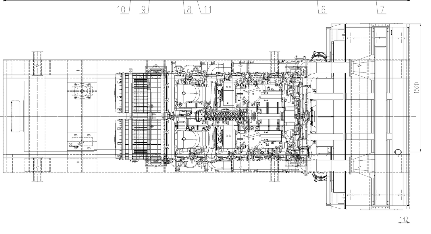 Weichai WPG1400B7 - ДЭС 1000 кВт  за 33&nbsp;979&nbsp;144 рублей | Дизельная электростанция в Техэкспо