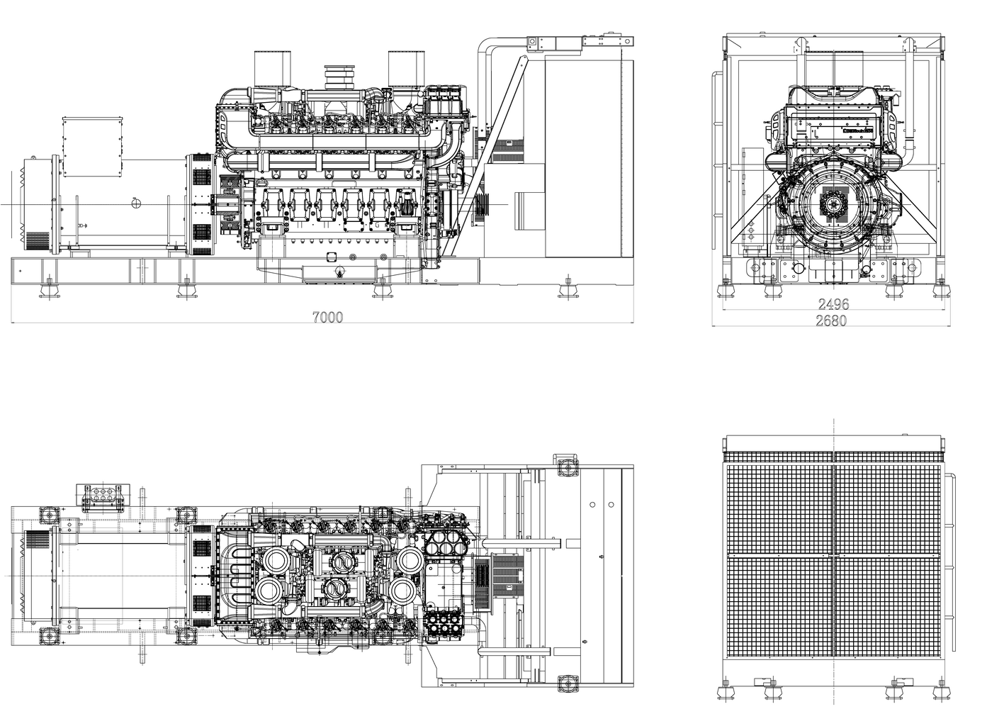 Weichai WPG3000 B7 - ДЭС 2200 кВт  за 100&nbsp;122&nbsp;850 рублей | Дизельная электростанция в Техэкспо