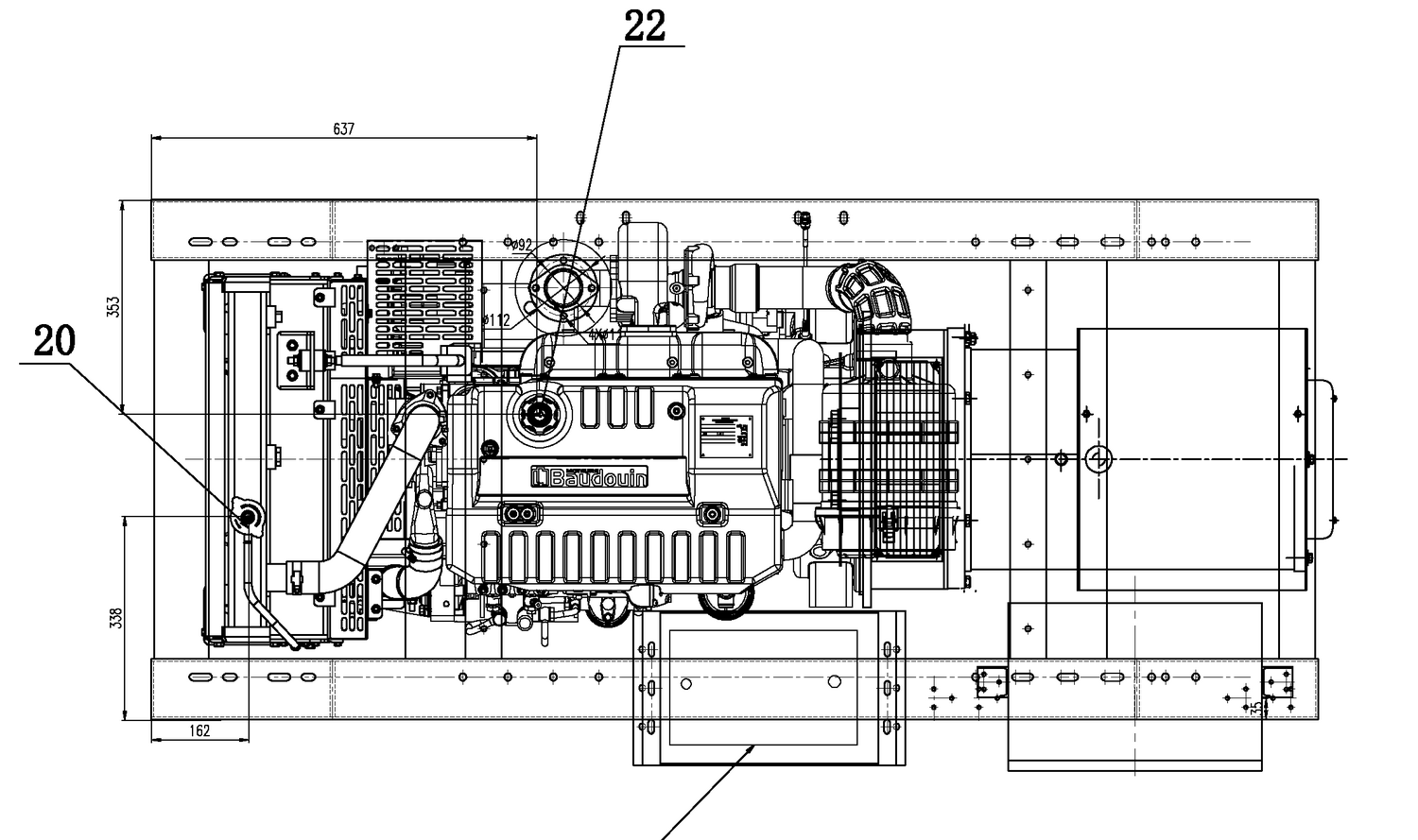 Weichai WPG88 B1 - ДЭС 64 кВт  за 1&nbsp;361&nbsp;304 рублей | Дизельная электростанция в Техэкспо