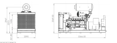 Автономный генерирующий центр (АГЦ) из трех ДГУ общей мощностью 3600 кВт для складского комплекса Wildberries – чертеж из проектной документации 9 из 11