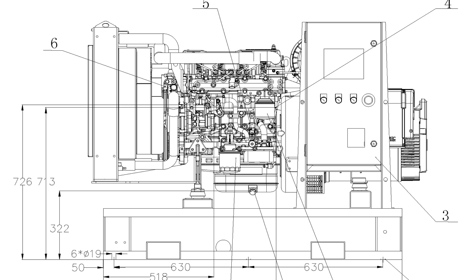 Weichai WPG55 B1 - ДЭС 40 кВт  за 1&nbsp;230&nbsp;793 рублей | Дизельная электростанция в Техэкспо