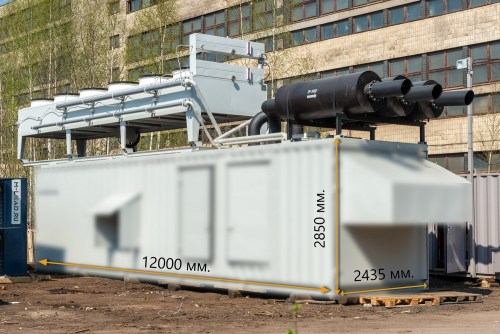 Немецкая ДГУ MTU единичной мощностью 2547 кВт в контейнере для газовой компании "НОВАТЭК" – фото 14 из 74