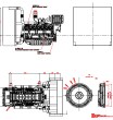 Двигатель Baudouin 12WH17D1248-5 – фото 4 из 6