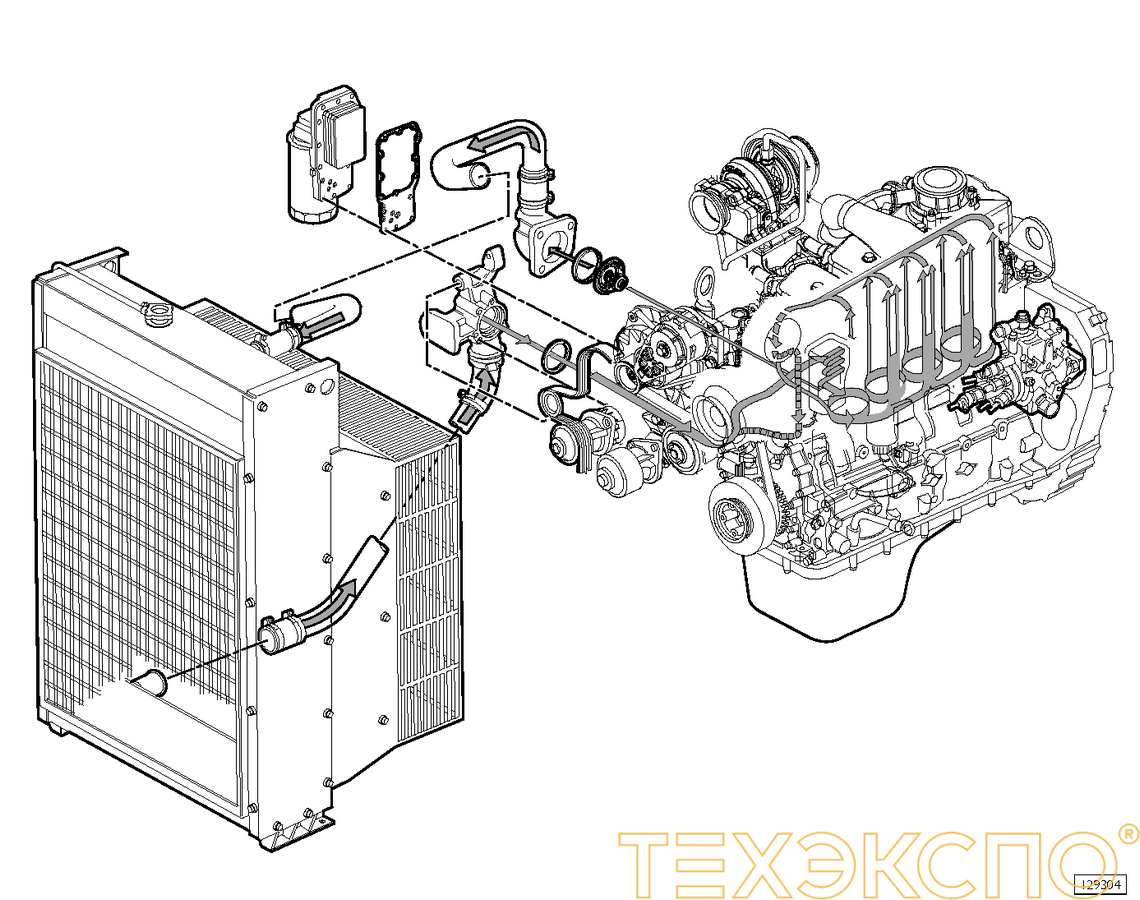 FPT (Iveco) N45 AM2 - 49 кВт купить в Санкт-Петербурге | Двигатель в Техэкспо